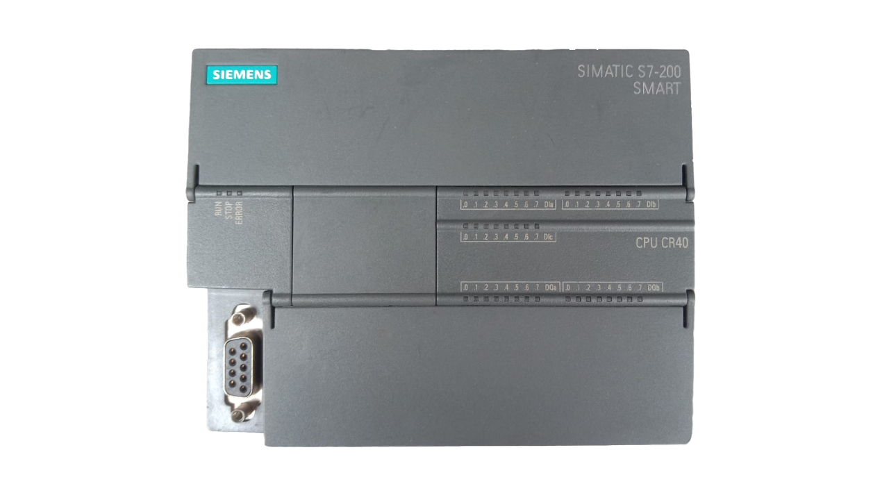 Siemens SIMATIC S7-200 SMART CPU CR40, micro-programmable logic controller (Micro PLC) Siemens SIMATIC S7-200 SMART CPU CR40 logic controller (Micro PLC)