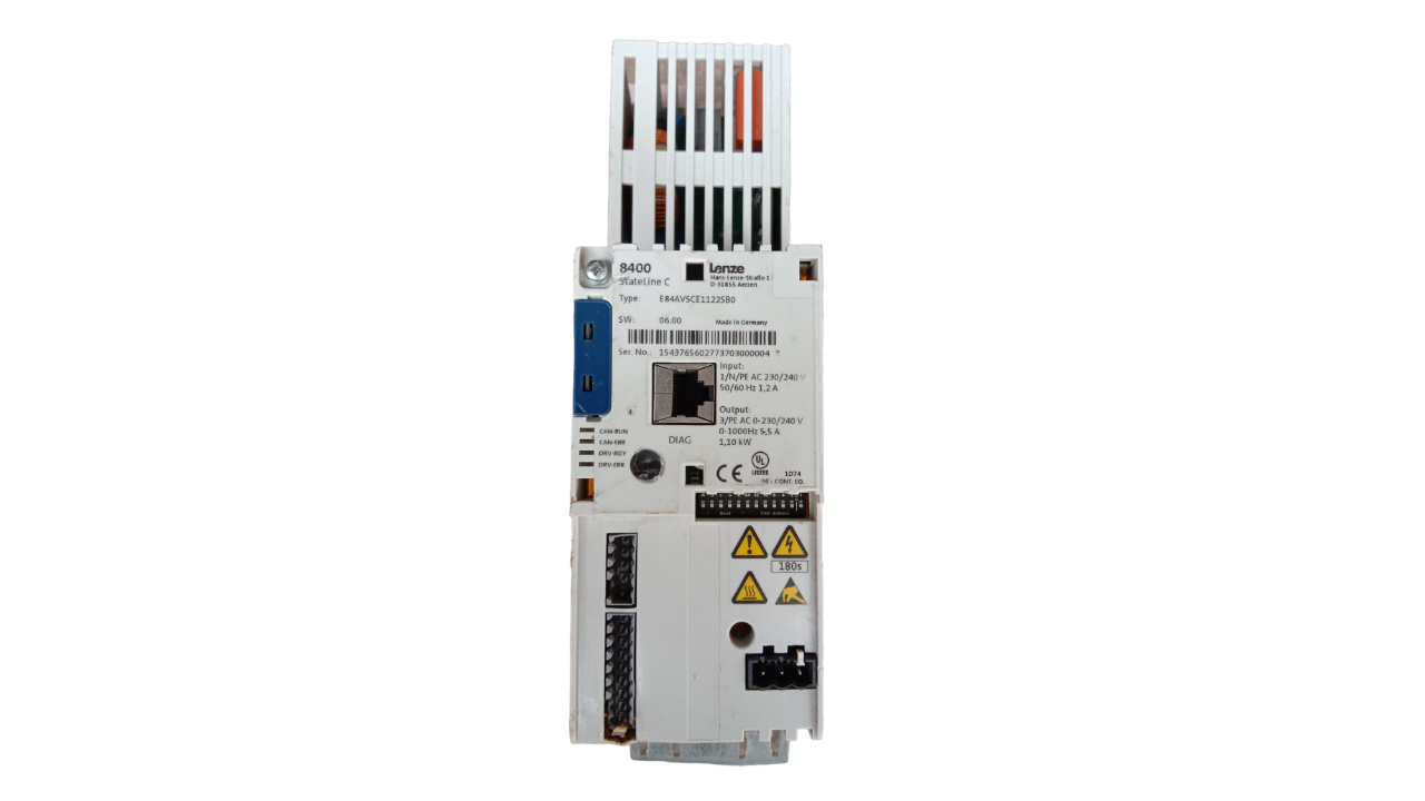 Lenze 8400 StateLine C inverter drive, model E84AVSCE11225B0 Lenze 8400 StateLine C inverter drive, model E84AVSCE11225B0
