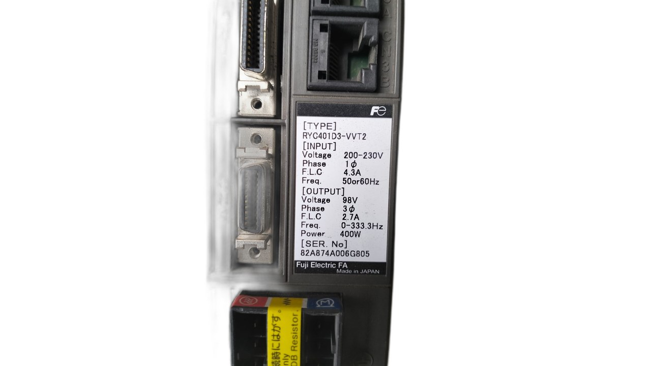 FUJI RYC401D3-VVT2 (FALDIC) Servo Drive 400 W 200-230V